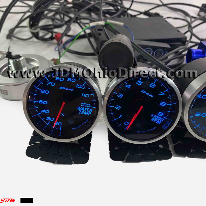 JDM Defi 4pc Gauge Set with Controller
